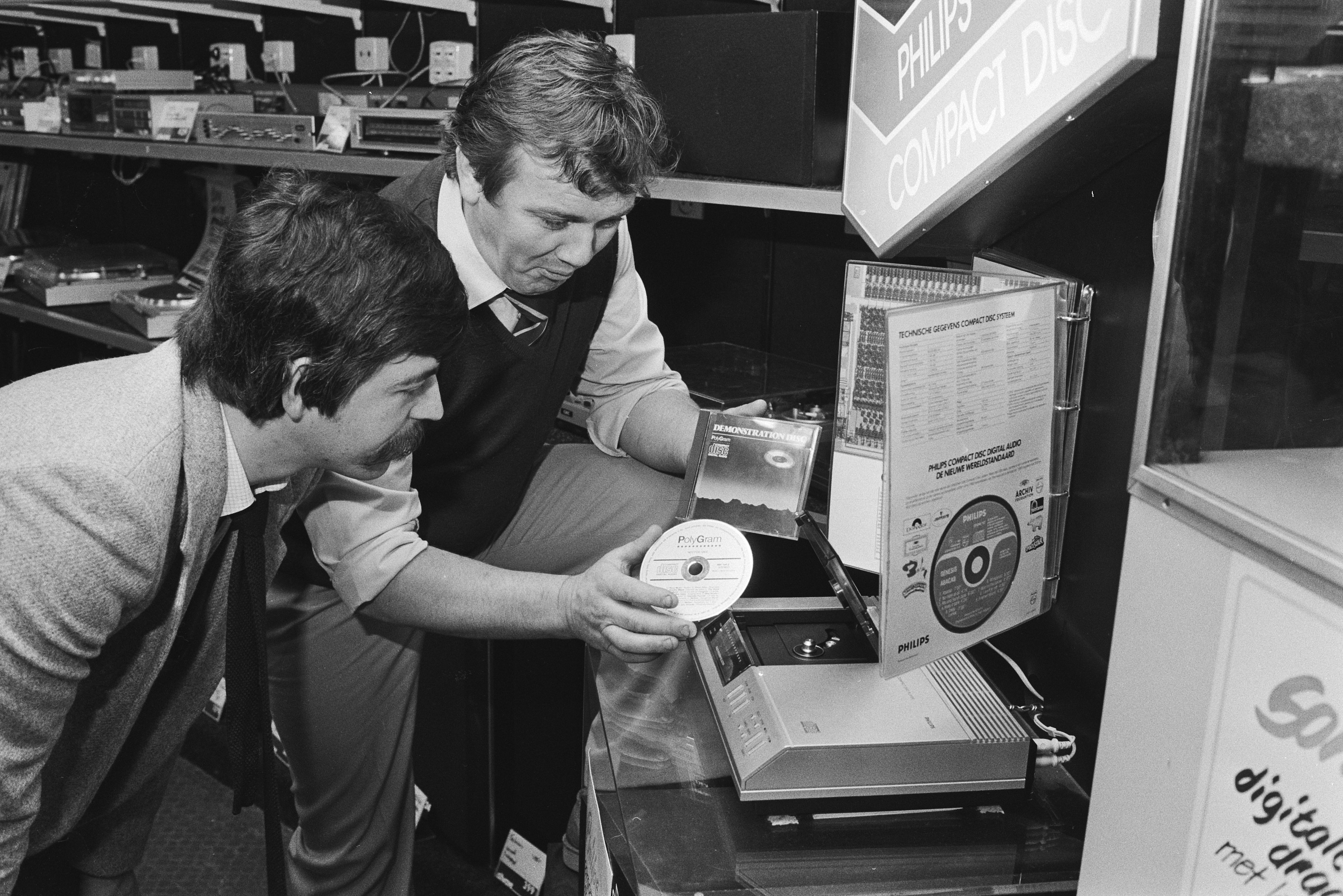 Philips Compact Disc · public demonstration · 1982